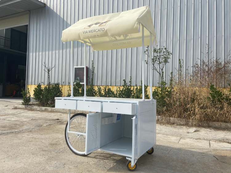 Compact Mobile Food Cart for Sale