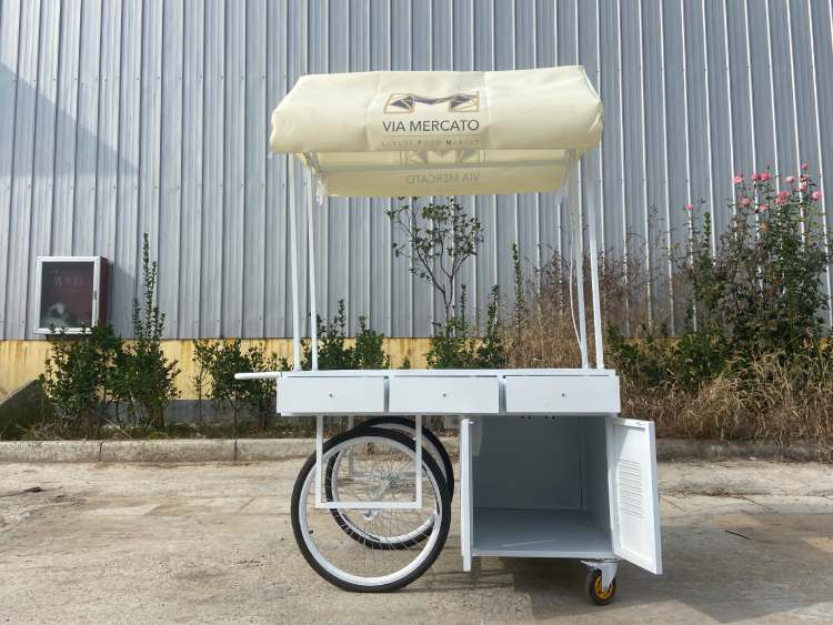 Compact Mobile Food Cart for Sale