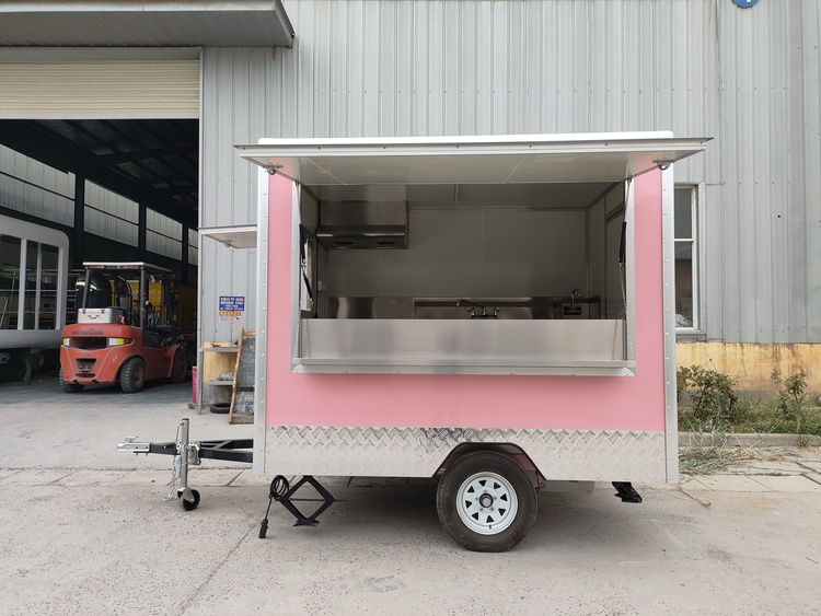 8ft Pink Food Truck for Sale