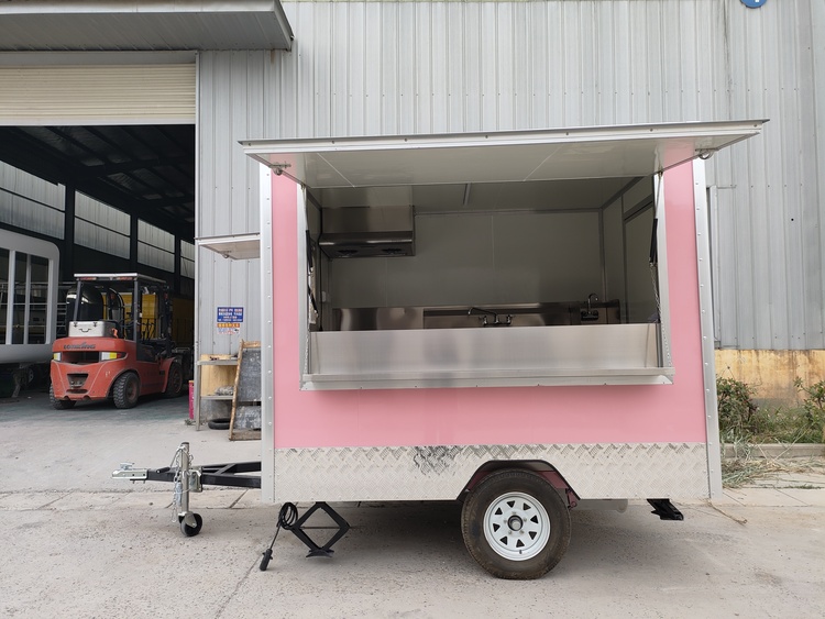 8ft Pink Food Truck for Sale