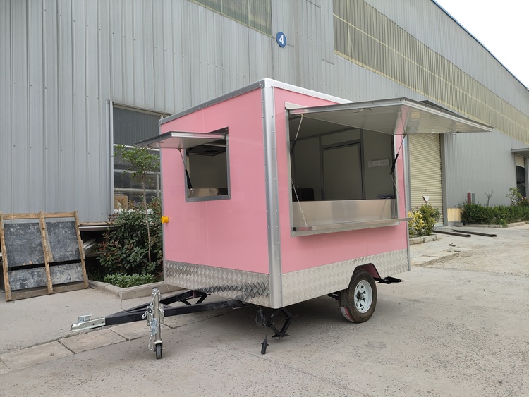 8ft Pink Food Truck for Sale