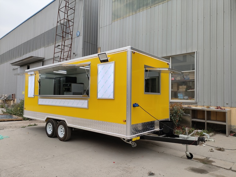 Fully Equipped Mobile Kitchen Trailer For Sale In Switzerland