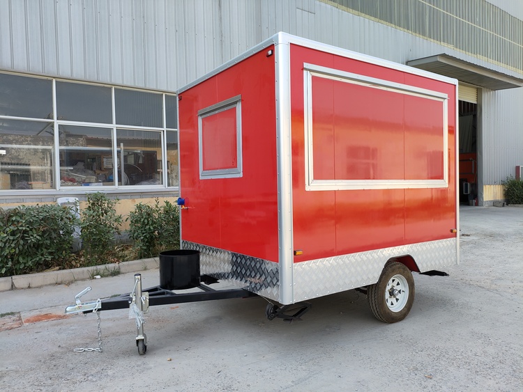 Small BBQ Food Trailer For Sale in France