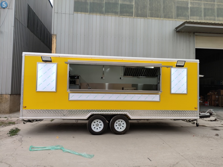 Fully Equipped Mobile Kitchen Trailer For Sale In Switzerland