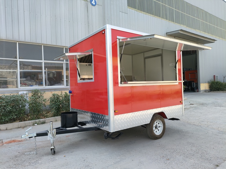 Small BBQ Food Trailer For Sale in France