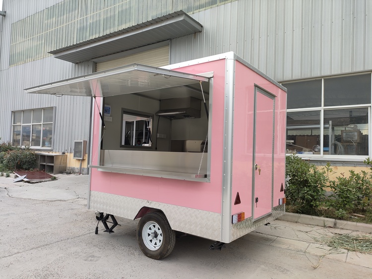 8ft Pink Food Truck for Sale