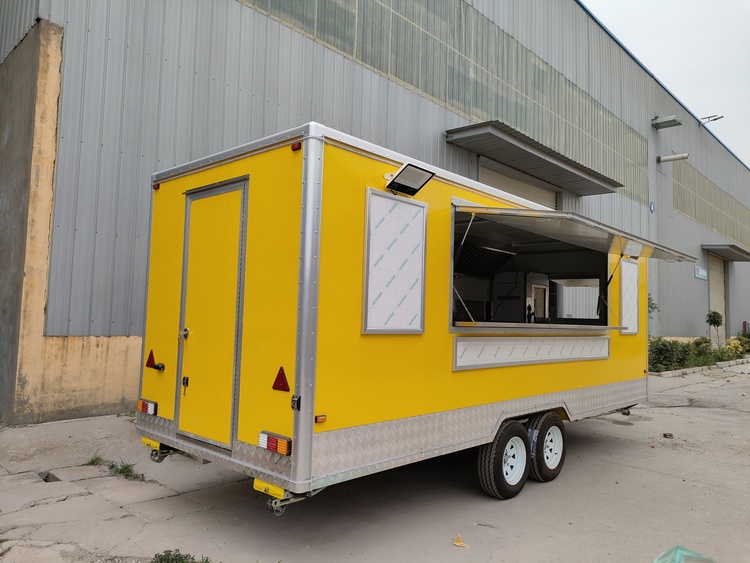 Fully Equipped Mobile Kitchen Trailer For Sale In Switzerland