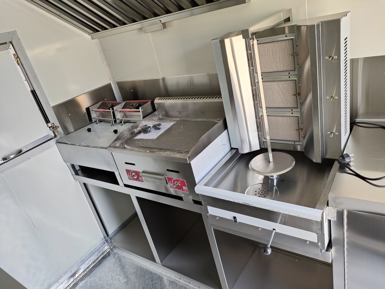Small BBQ Food Trailer For Sale in France
