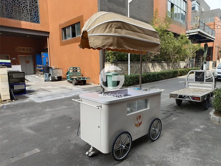 Ice Cream Cart for Sale England | Custom Dessert Display Cart for Storefronts