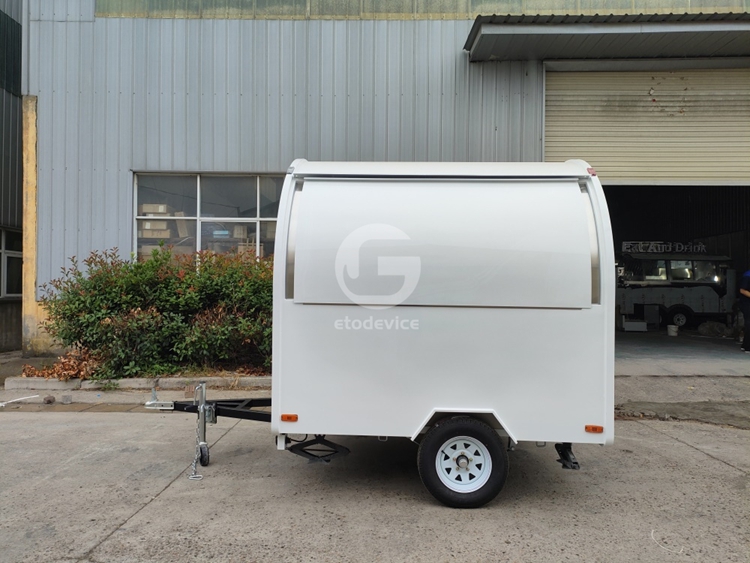 FR220WD White Food Trailer for Sale in the USA