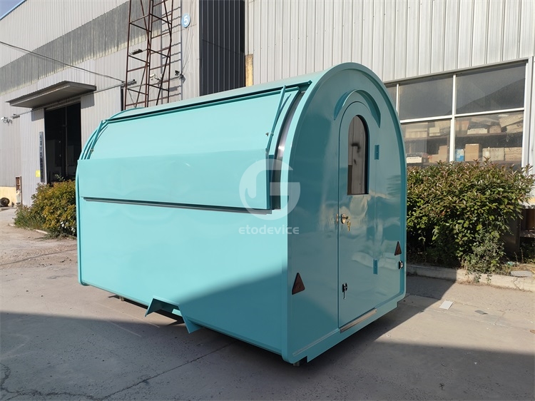 FR300WD Light Green Food Trailer for Sale in Germany