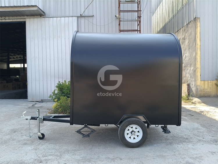 FR220D Black Food Trailer