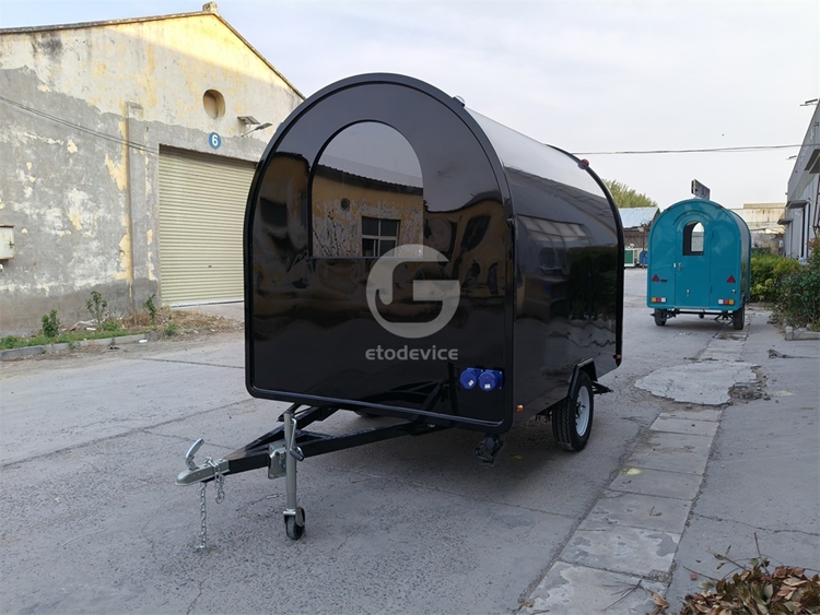 FR250WD Black Food Trailer for Sale in Belgium