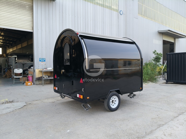 FR250WD Black Food Trailer for Sale in Belgium