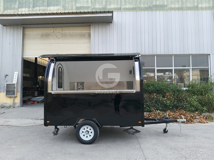 FR250WD Black Food Trailer for Sale in Belgium