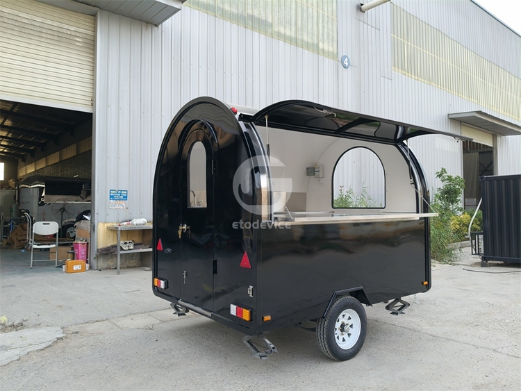 FR250WD Black Food Trailer for Sale in Belgium