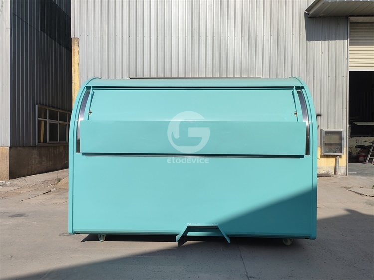 FR300WD Light Green Food Trailer for Sale in Germany