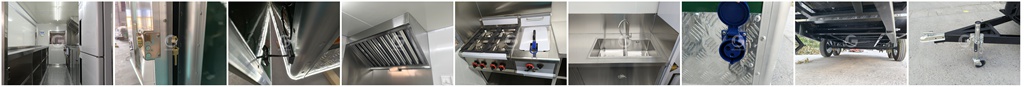 Standard Configuration of the FS350 Food Trailer