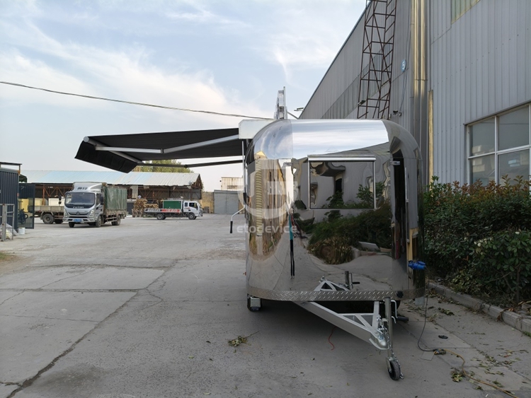 Custom Stainless Gelato Trailer