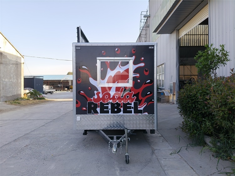 FS400 Black Food Trailer for Sale in Canada