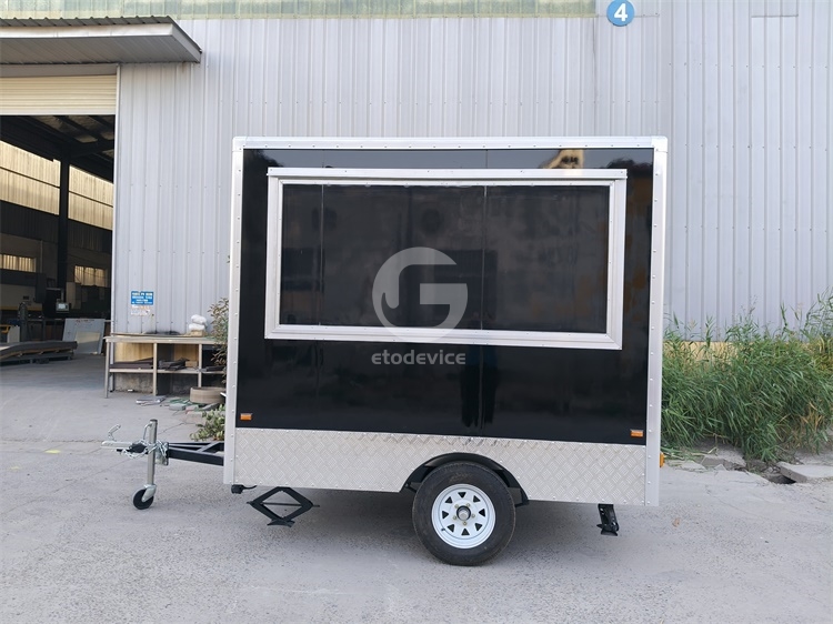 FS250 Black Food Trailer for Sale in France