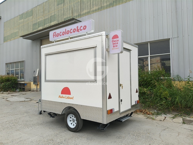 White FS250 Food Trailer for Sale