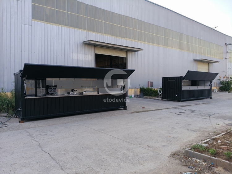 2 Shipping Container Restaurant for Sale