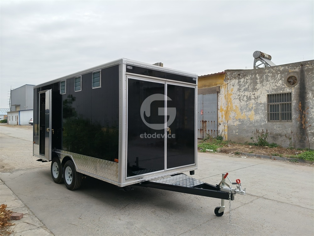  15ft FS450 Black Food Trailer for Sale