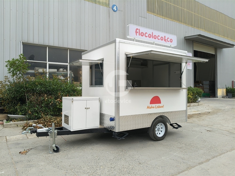 White FS250 Food Trailer for Sale