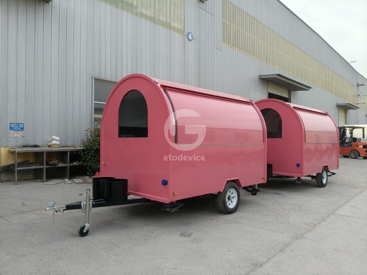 Pink Food Trailer for Sale