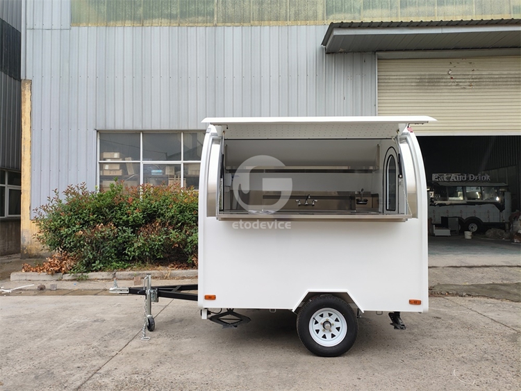  8ft Food Trailer with ETL Refrigerator for Sale in USA