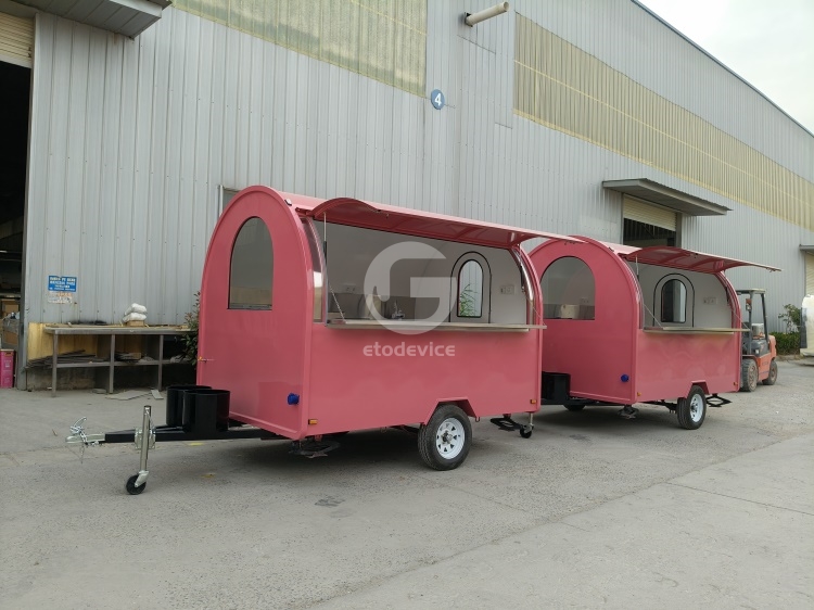 Pink Food Trailer for Sale