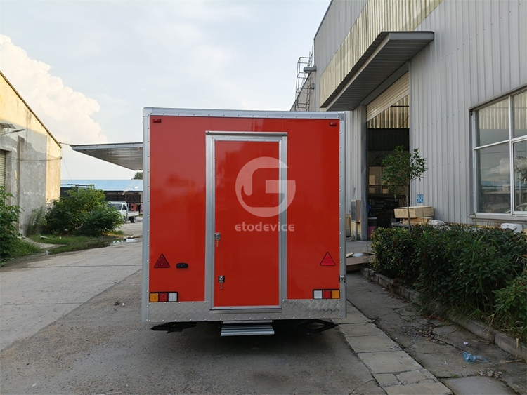 15ft Red Food Trailer for Sale