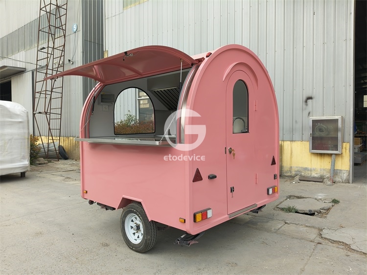 Pink Small Food Trailer for Sale