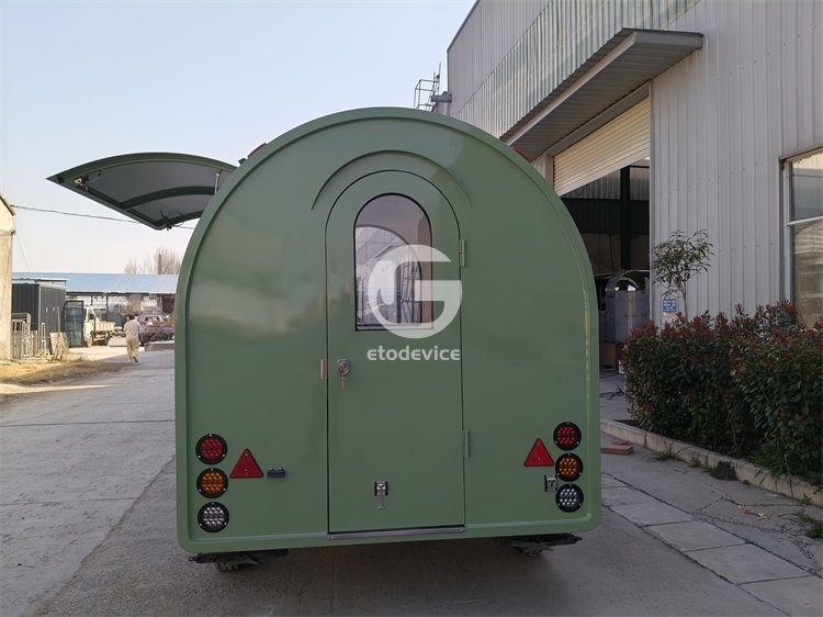  Pale Green 7ft Food Trailer for Sale