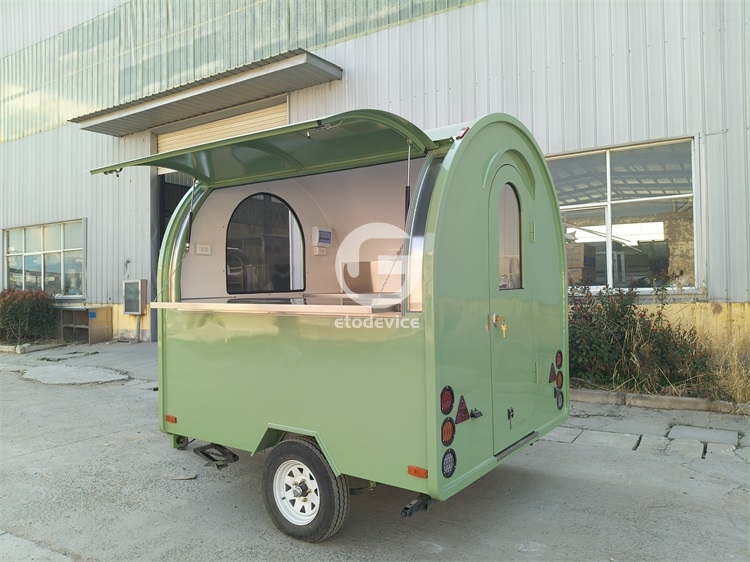  Pale Green 7ft Food Trailer for Sale