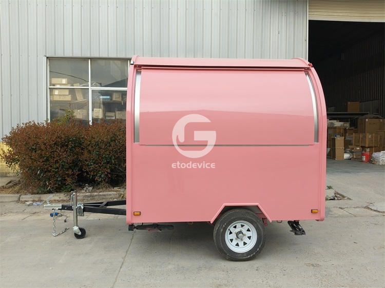 Pink Small Food Trailer for Sale