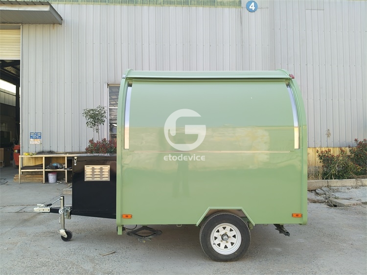 Pale Green 7ft Food Trailer for Sale