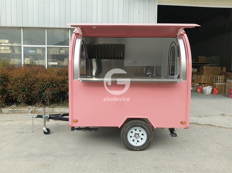 Pink Small Food Trailer for Sale
