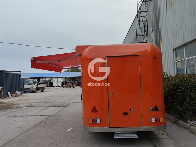 13ft Orange Food Trailer for Sale in Netherlands