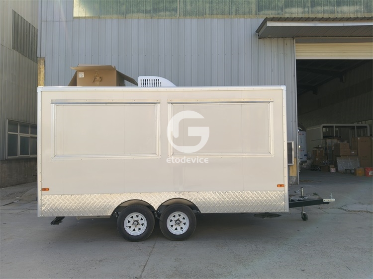 Cream-Color FS400 Food Trailer for Sale