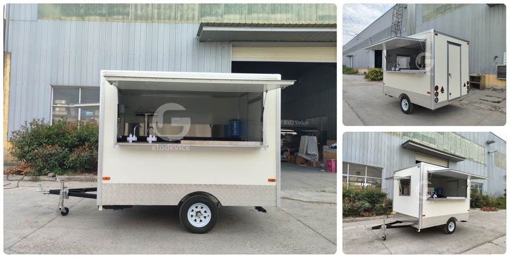 Compact Beverage Trailer Designed for High-Volume Service