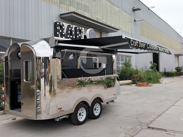Stainless Steel Food Trailer for Sale