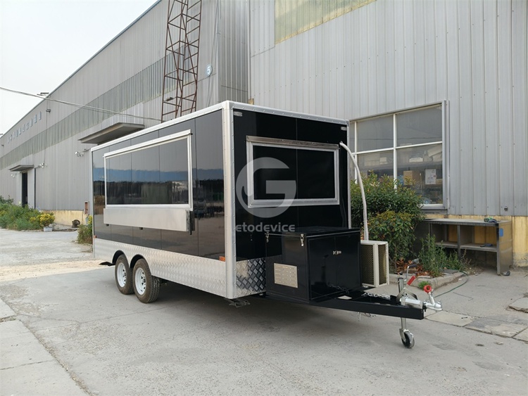 FS450 Food Trailer with Rolled Ice Cream Machine for Sale