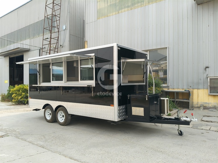 FS450 Food Trailer with Rolled Ice Cream Machine for Sale