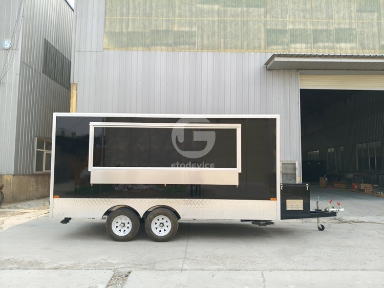 FS450 Food Trailer with Rolled Ice Cream Machine for Sale