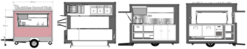 Redesign the Portable Food Trailer to Make It Suitable for Your Business