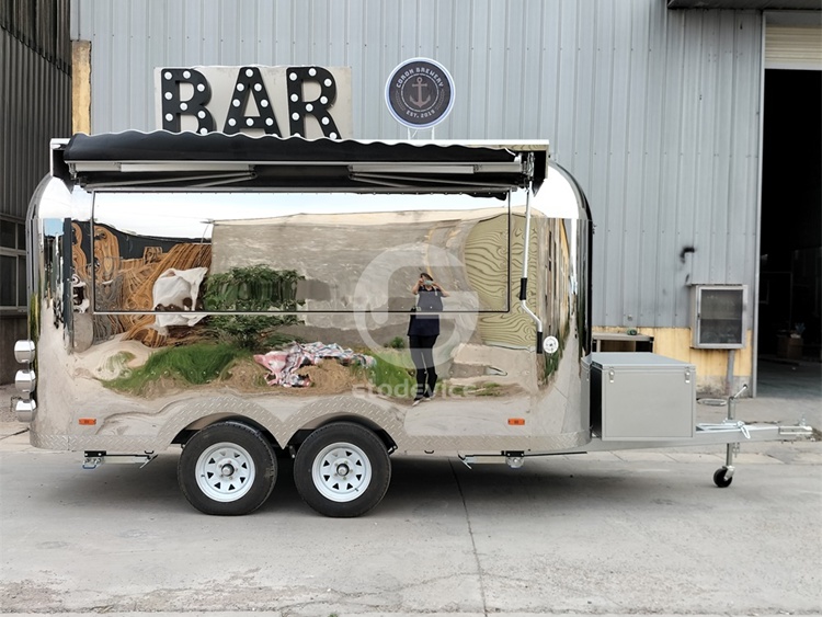 Stainless Steel Food Trailer for Sale