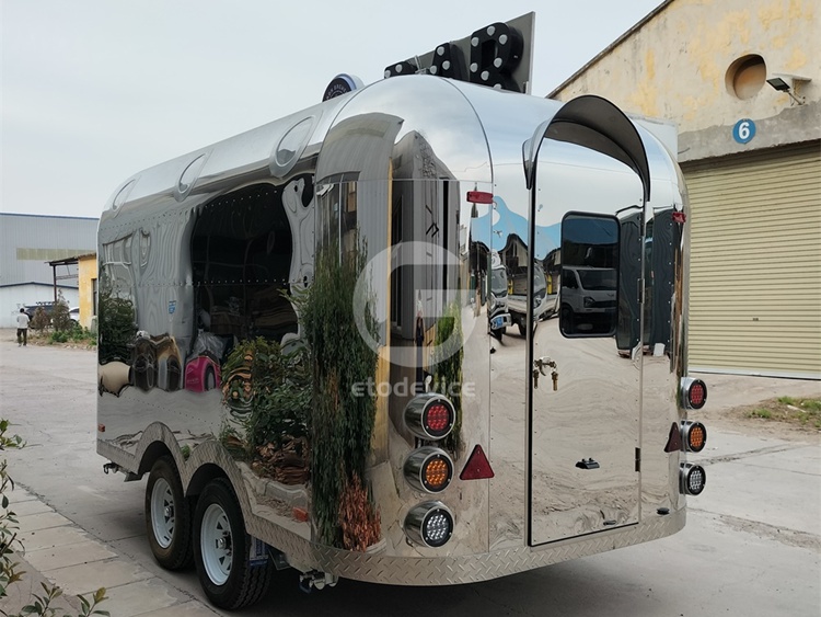 Stainless Steel Food Trailer for Sale