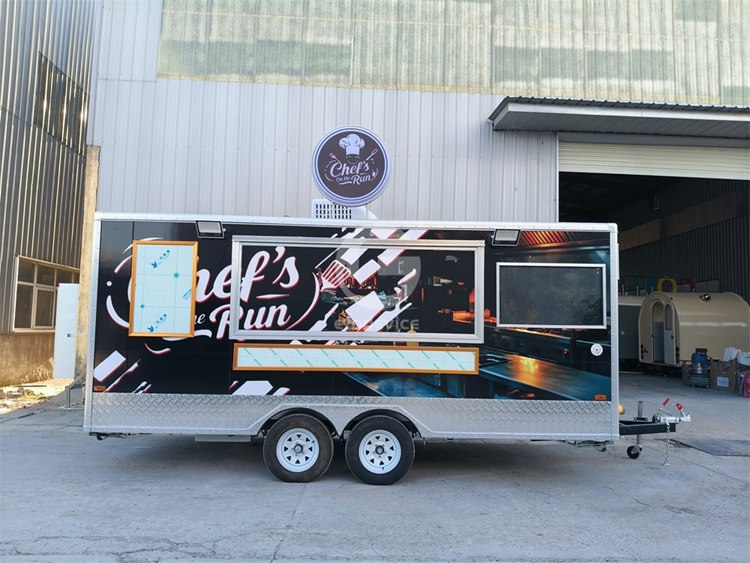 16.4ft Fully Equipped Food Trailer for Sale